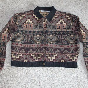 Vintage Womens Adobe Rose Aztec Western 